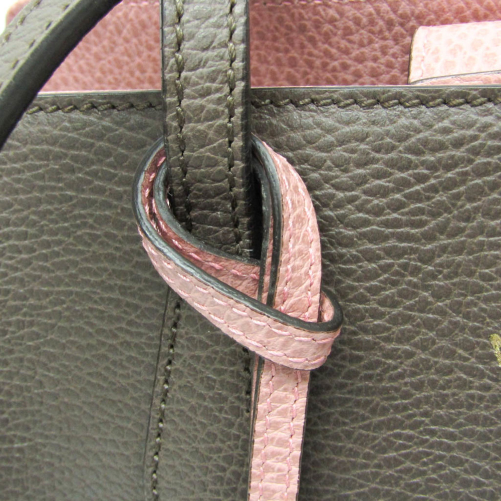 GUCCI Authentic Pink Leather Tote Bag - Picture 7 of 12